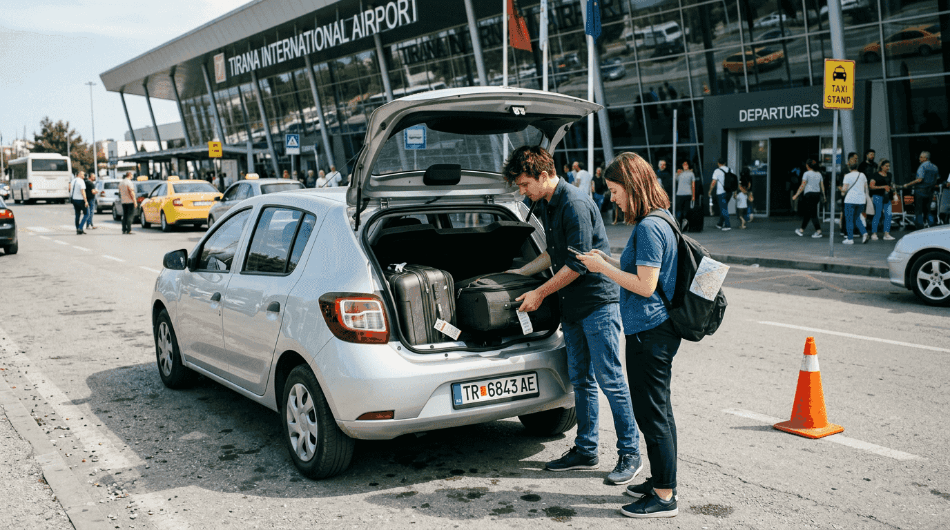 Airport car rental booking guide for Albania 2026